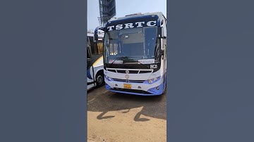 Apsrtc & Tsrtc buses taking rest at Visakhpatnam #apsrtc #tsrtc #andhra #telangana #busjourney #bus