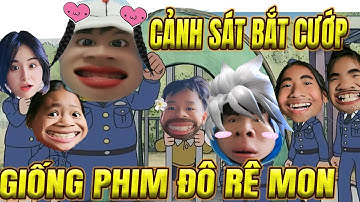 Trò Chơi Cảnh Sát Bắt C.ư.ớ.p Trong Phim Đô Rê Mon - Trần Vy Vy Tập 35 #tranvyvy