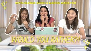 Would You Rather? (with Deanna & Maddie 🏐🏐🏐)+Cooking Adobo & Sinigang | Kat's Kitchen