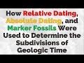 Geologic Time and Evolution Through Fossils and Dating Techniques