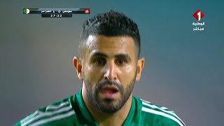 هدف رياض محرز من ركلة حرة ضد تونس في مباراة الجزائر تونس