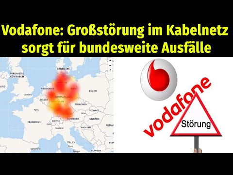 Vodafone: Großstörung im Kabelnetz sorgt für bundesweite Ausfälle