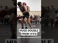 Vito with a HUGE Double Leg on Jesse Mendez