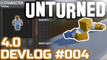 Unturned 4.0 Development Update #004! Inventory Overhaul, New Character Animations, & More!