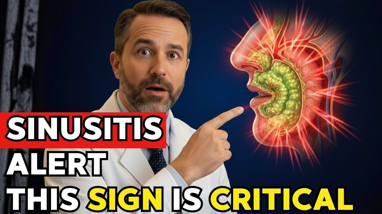 SINUSITIS: These signs appear before it gets worse