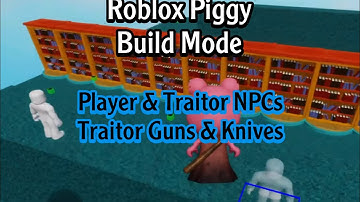 New Advanced Traitor update in Roblox Piggy Build Mode! (New Player NPC)