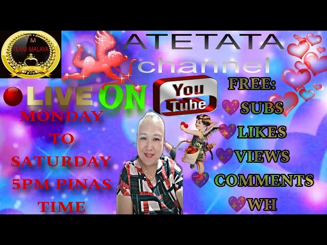 ATETATA CHANNEL #livestream  205 #paangatprogram class=