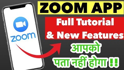 Zoom App Full Tutorial in Hindi | Zoom App New Features 😱