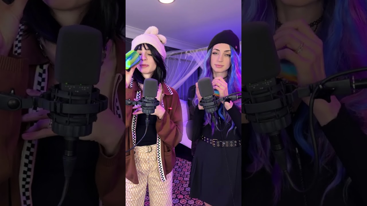 6 Twin Triggers in 60 seconds👥 #asmr #sleep #relaxing #shorts #asmrsounds