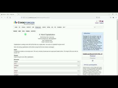 Codeforces for Beginners - 1