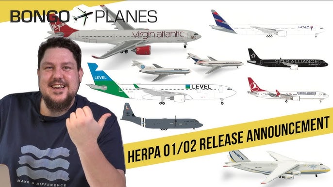 Huge surprises but loads of really bland stuff  Herpa Wings 07/08 2023  release announcements! 