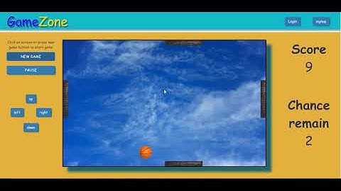 ball bounce game|| ping pong ||JavaScript mini game project