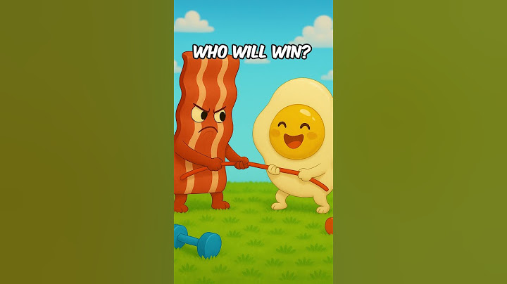 BACON VS EGG 🥓🍳 (Breakfast Battle of the Century!)  #funny #viral #food