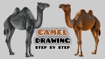 How to Draw a Camel 🐫 | Step by Step Pencil Drawing Tutorial for Beginners