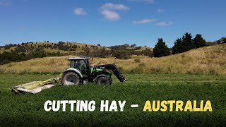 2ND CUT LUCERNE AND PASTURE HAY | DJI Mavic Air 2 | Making Hay in Australia