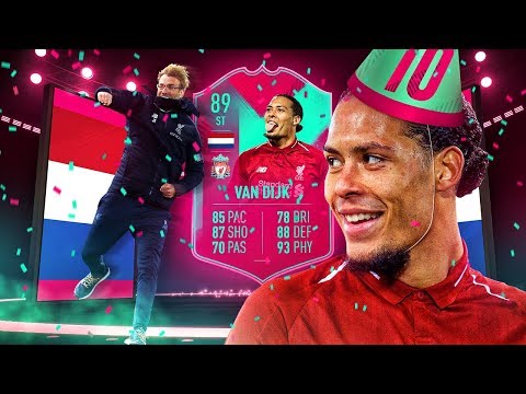 CAN HE PLAY STRIKER?! 89 FUT BIRTHDAY VIRGIL VAN DIJK PLAYER REVIEW! FIFA 19 Ultimate Teamm