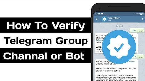 How To Verify Your Telegram Channal, Group And Bot