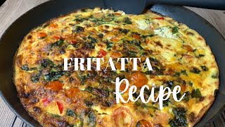 FRITTATA RECIPE \/  HOW TO MAKE A SIMPLE VEGETABLE FRITTATA \/ EFE FOOD KITCHEN