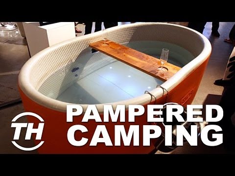 Top 4 Pampered Camping Products Inflatable Bathtubs Youtube