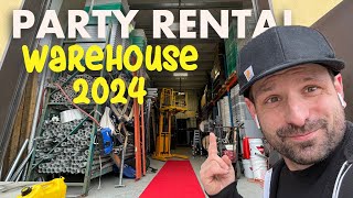 Party Rental Business Warehouse Tour & Organization Secrets Unveiled!