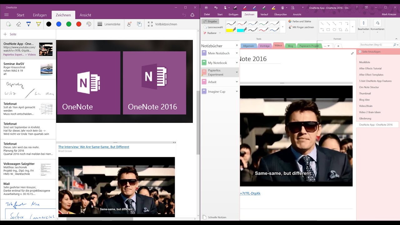 microsoft onenote 2016 vs 2013