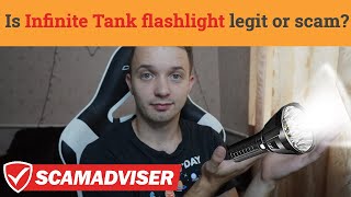 Infinite Tank Flashlight reviews from my viewers will shock you! Is it scam or legit 100000 lumens?