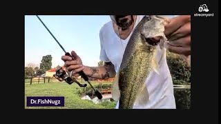 When life is Bass Ackwards..take a break to fish and get away from it all 🎣✌️