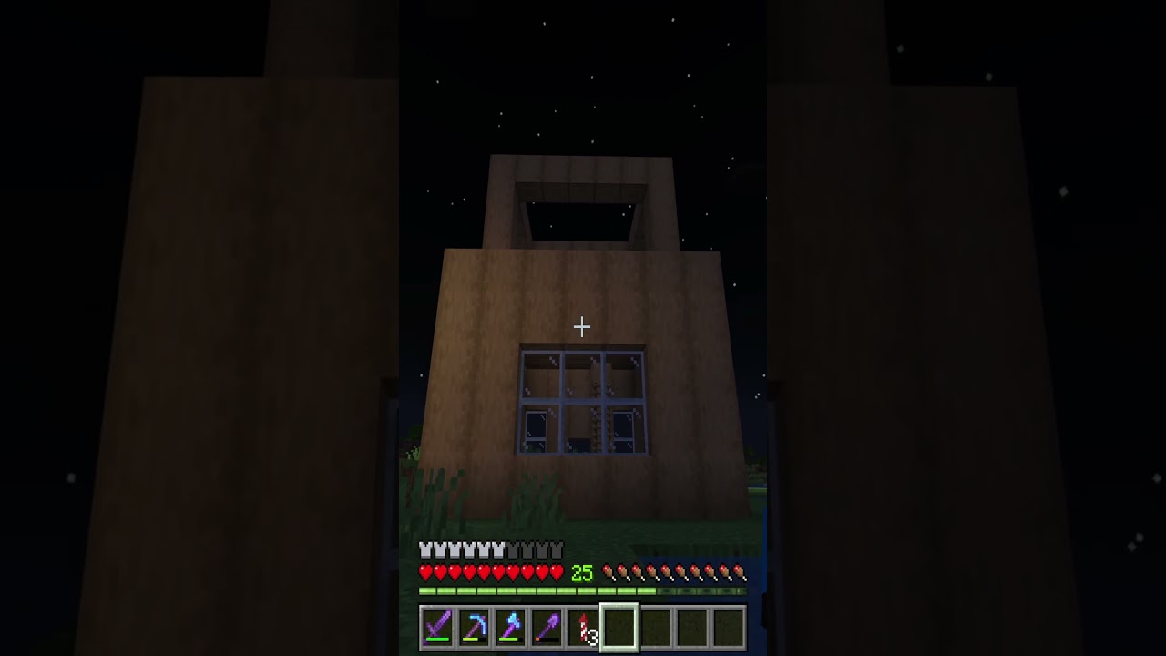 Minecraft Small Pale Oak Wood Villager House Update 2 