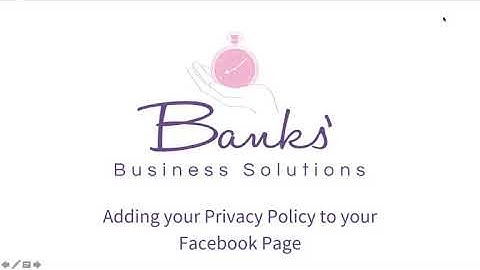How To Add A Privacy Policy To Your Facebook Page