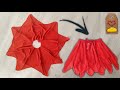 İKİ KAT KARE ETEK KESİMİ VE DİKİMİ | DIY SIMPLE FLOWER SKIRT | EASY SKIRT | EASY SKIRT FOR BEGINNERS