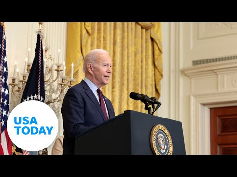 President Biden delivers remarks on new actions against Russia | USA Today