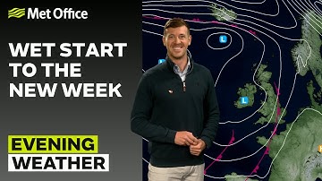09/11/2025 - Buien blijven aanhouden - Avondweerbericht VK – Met Office Weather
