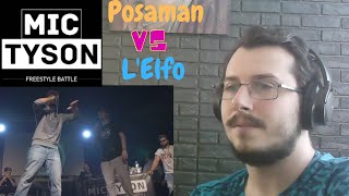 Reazione a Mic Tyson - Freestyle Battle 2017 || Posaman VS L'Elfo (semifinale, turno 1) REACTION