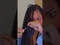 Adding Human Hair Pieces To My Box Braids | EASY! | MARY K. BELLA #shorts
