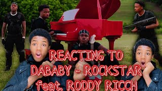 DaBaby - Rockstar feat. Roddy Ricch (Official Music Video) [REACTION