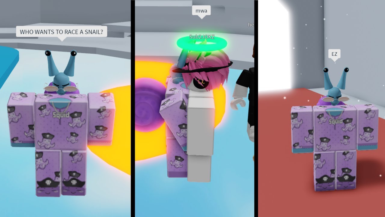 RACING RANDOM PEOPLE AS A SNAIL in Tower of Hell 🐌 (ROBLOX)