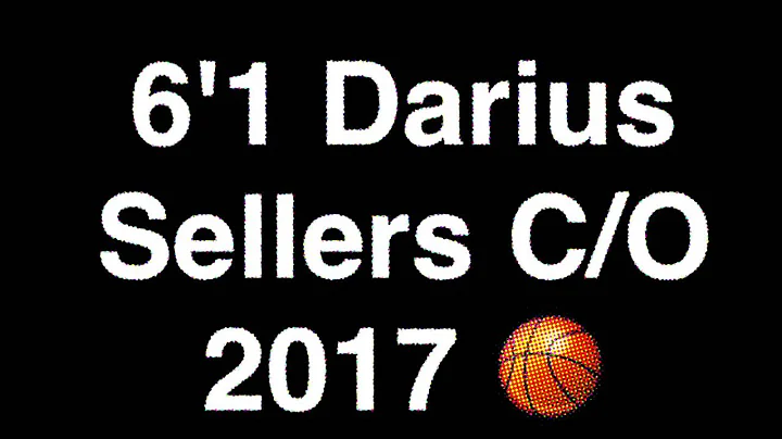 SG Darius Sellers C/O 2017
