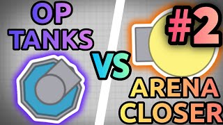 OP TANKS VS ARENA CLOSER #2 (Arras.io)