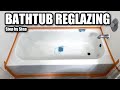 HOW TO REGLAZE A BATHTUB STEP by STEP | Full Bathtub Reglazing In Depth Process | DP TUBS REGLAZING