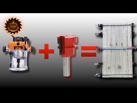 One router bit, one router, one setting, all your solid wood panels! (Woodworking technique)