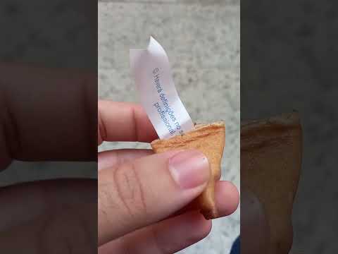 Vídeo: O biscoito da sorte já ganhou na loteria?