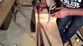 A Timber Frame Vlog #49: Dealing with A Timber That is Not Square