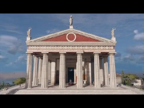 Templo dedicado ao deus grego Zeus no Egito - Assassin's Creed® Origins