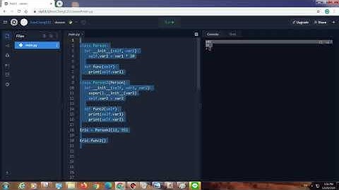How to use Repl.it classes in python.
