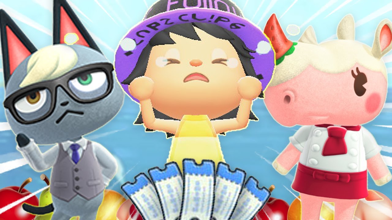 Spending 100x Nook Miles Tickets in Animal Crossing