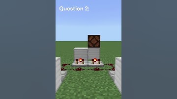 Minecraft Redstone Quiz 2!