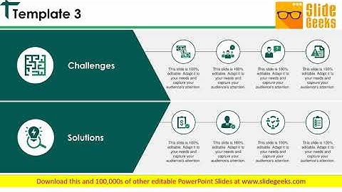 Challenges And Solutions Template 3 Ppt Powerpoint Presentation Infographic Template Infographics