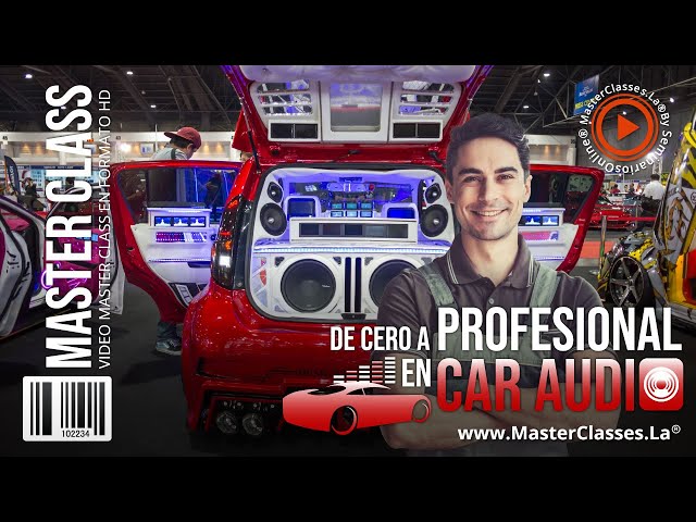 De cero a profesional en car audio - Aprenderás toda la teoría y la práctica.