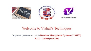Database Management System 3130703 | GTU Important Question of DBMS | SEM 3 | Question Bank of DBMS