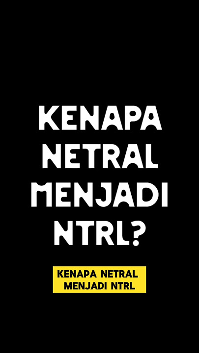 Alasan kenapa Netral berganti nama menjadi NTRL #NTRL #netral #shortsmusic #music #rock